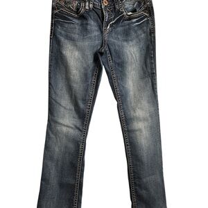 Hydraulic Dark Blue Boot Cut Jeans